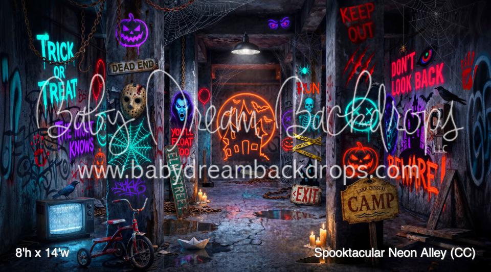 Spooktacular Neon Alley (CC)
