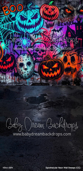 Spooktacular Neon Wall Sweeps (CC)