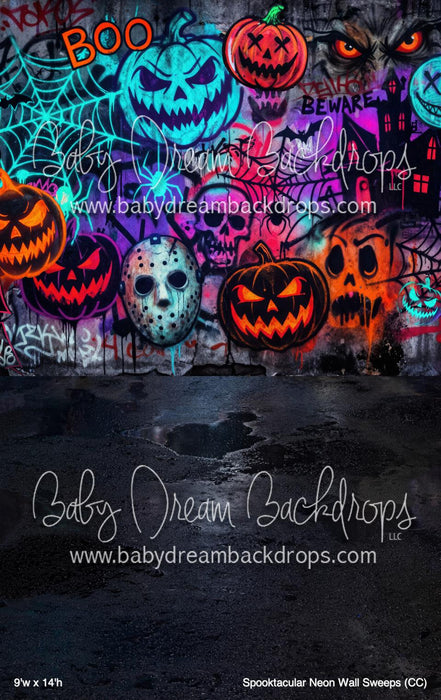 Spooktacular Neon Wall Sweeps (CC)