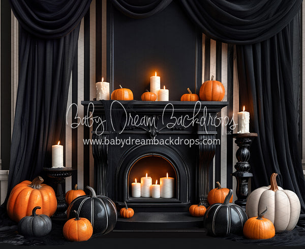 Spooky Chic Fireplace (Dark Bottom) (JA)