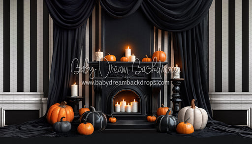Spooky Chic Fireplace (Dark Bottom) (JA)