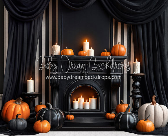 Spooky Chic Fireplace (Light Bottom) (JA)