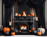 Spooky Chic Fireplace (Light Bottom) (JA)