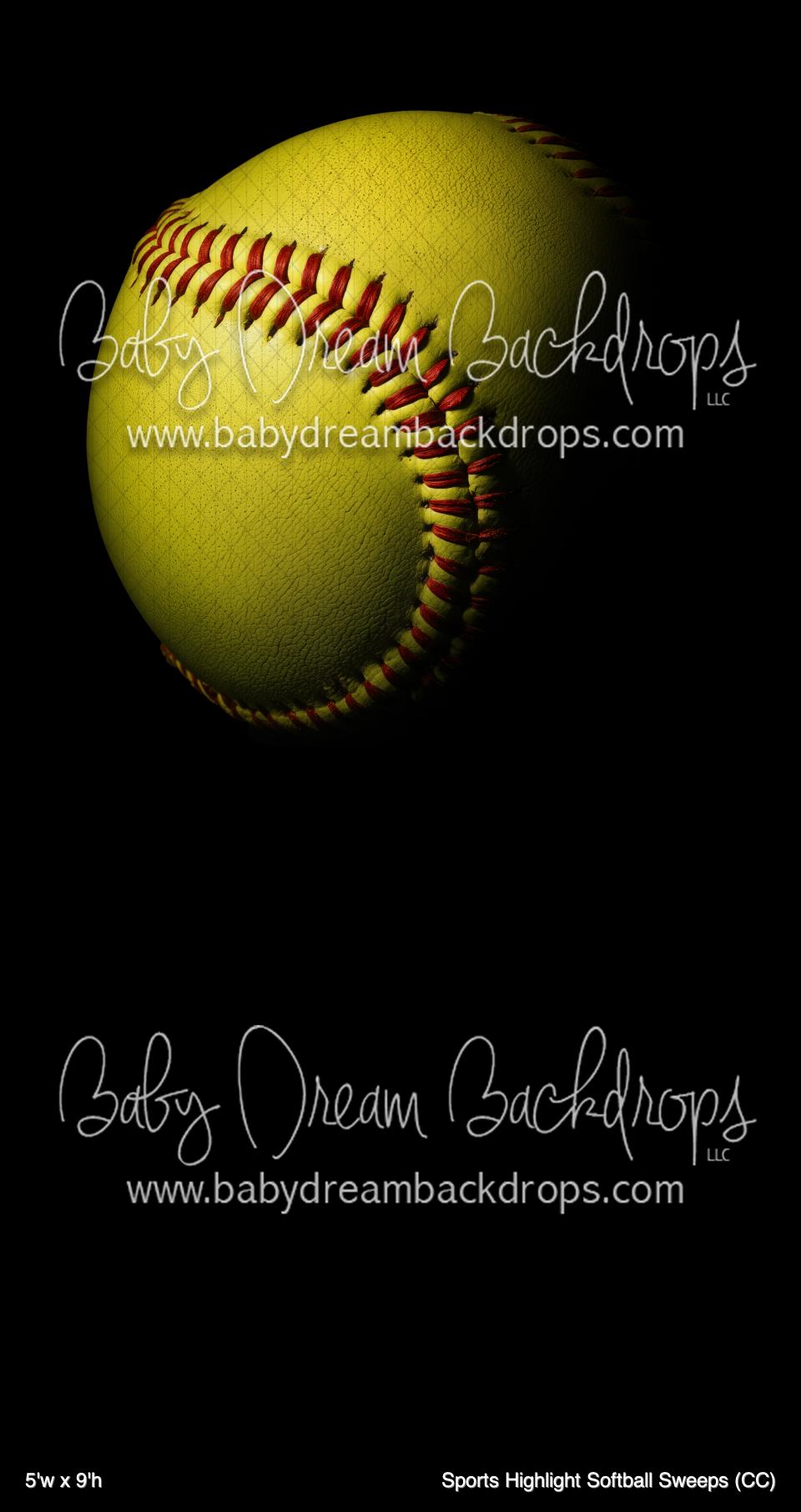Sports Highlight Softball Sweeps (CC) — Baby Dream Backdrops
