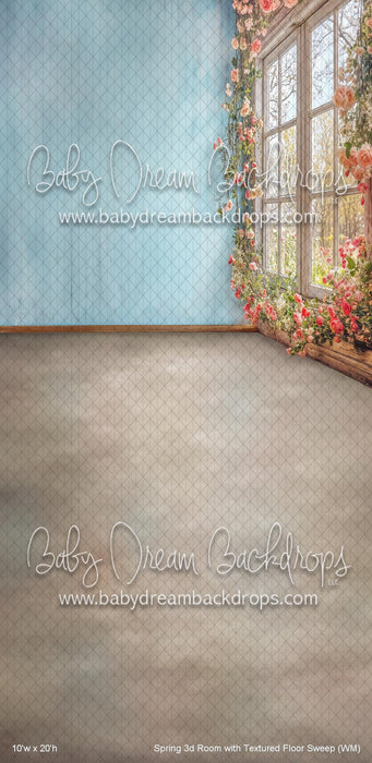 Spring 3d Room with Texture Sweep (WM)