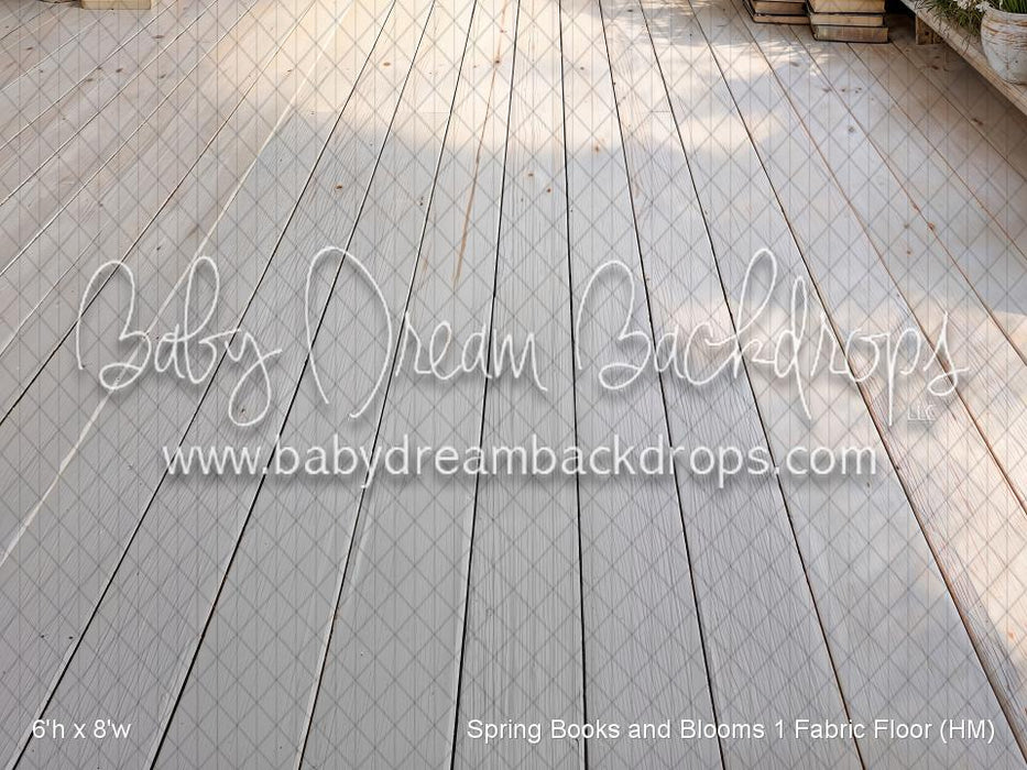 Spring Books and Blooms 1 Fabric Floor (HM)