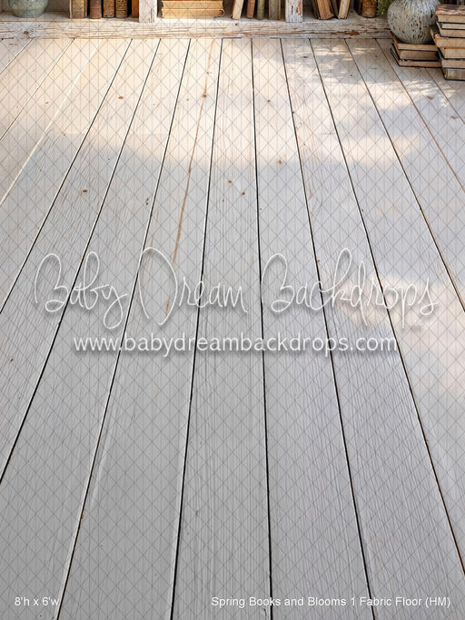 Spring Books and Blooms 1 Fabric Floor (HM)