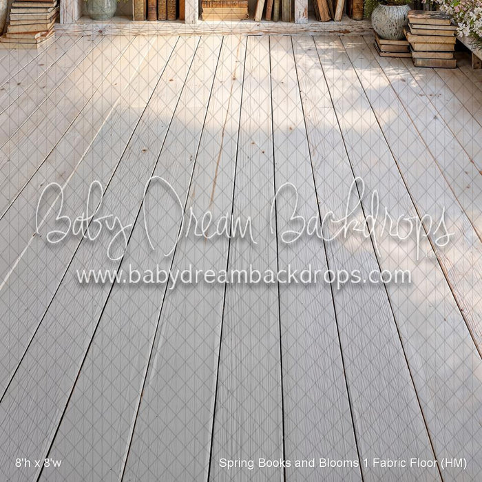 Spring Books and Blooms 1 Fabric Floor (HM)