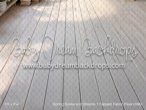 Spring Books and Blooms 1 Flipped Fabric Floor (HM)