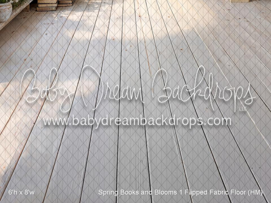 Spring Books and Blooms 1 Flipped Fabric Floor (HM)