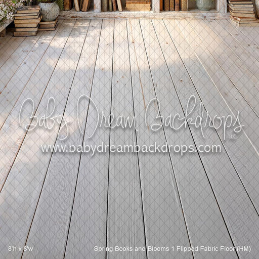 Spring Books and Blooms 1 Flipped Fabric Floor (HM)