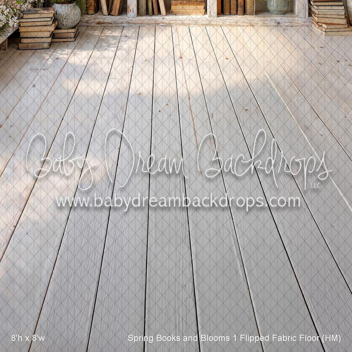 Spring Books and Blooms 1 Flipped Fabric Floor (HM)