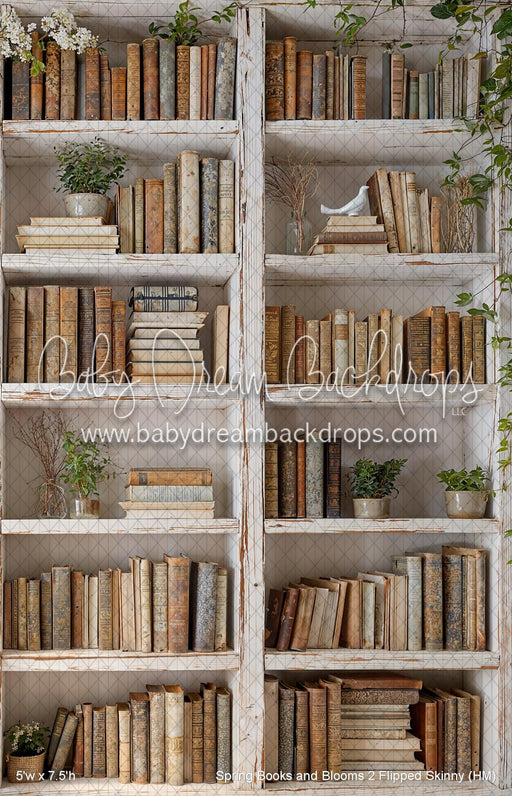 Spring Books and Blooms 2 Flipped Skinny (HM)