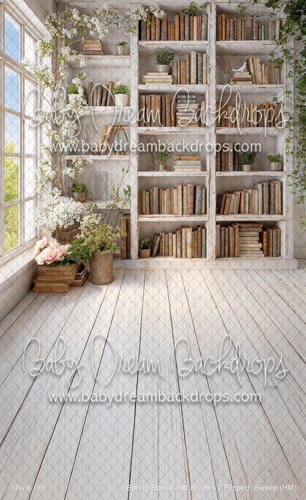Spring Books and Blooms 2 Flipped  Sweep (HM)