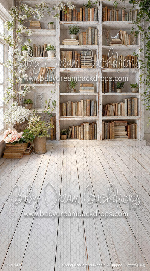Spring Books and Blooms 2 Flipped  Sweep (HM)