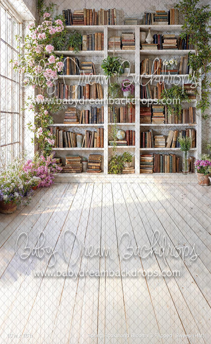 Spring Books and Blooms 3 Flipped Sweep (HM)