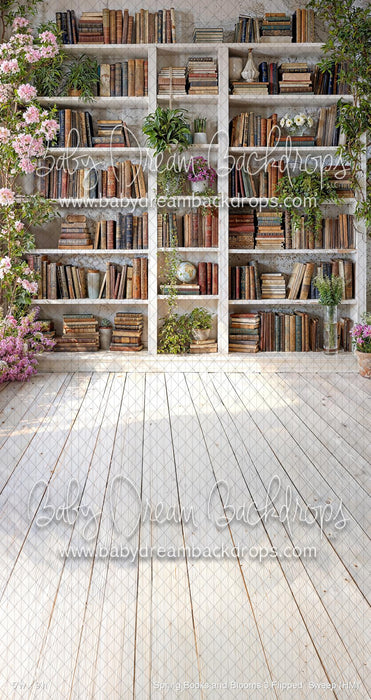 Spring Books and Blooms 3 Flipped Sweep (HM)