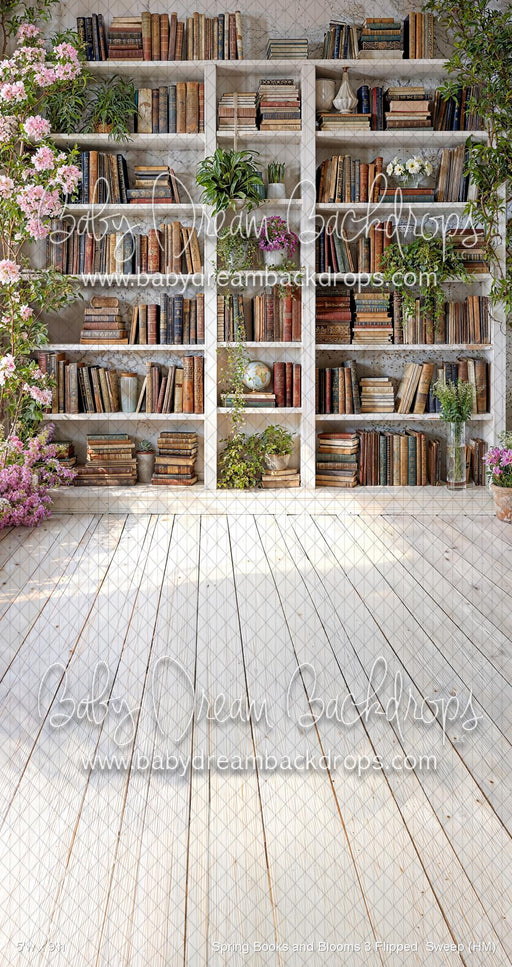 Spring Books and Blooms 3 Flipped Sweep (HM)