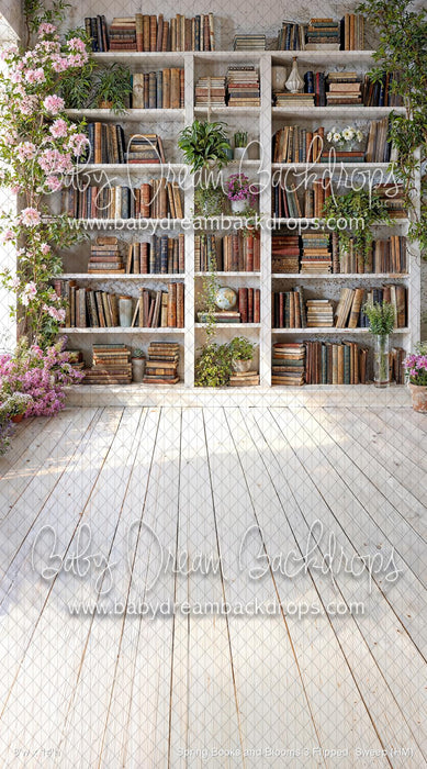 Spring Books and Blooms 3 Flipped Sweep (HM)