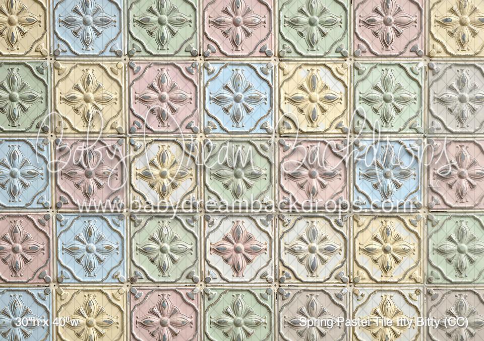 Spring Pastel Tile Itty Bitty (CC)