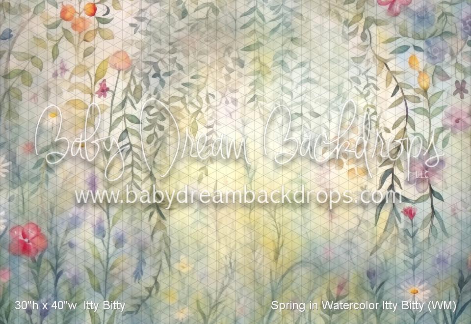 Spring in Watercolor Itty Bitty (WM)