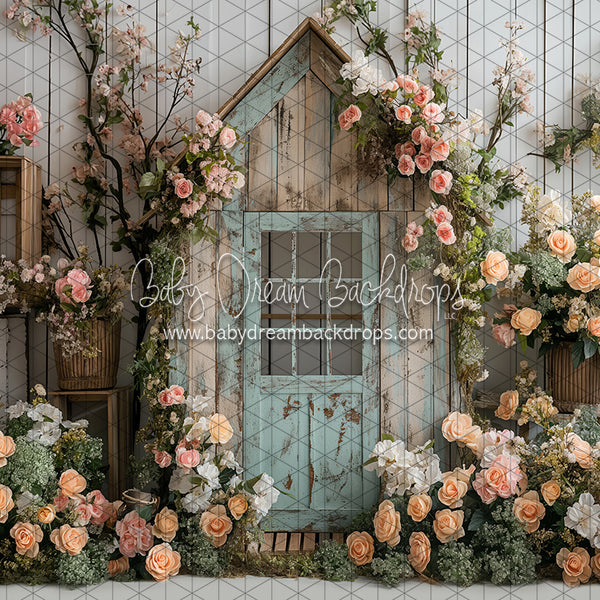 X Drop Spring Pastel Garden House (Flipped) (JA)