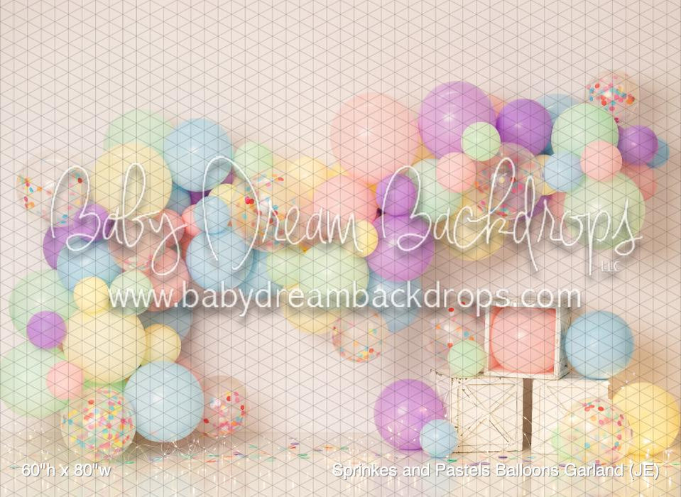 Sprinkes and Pastels Balloons Garland (JE)