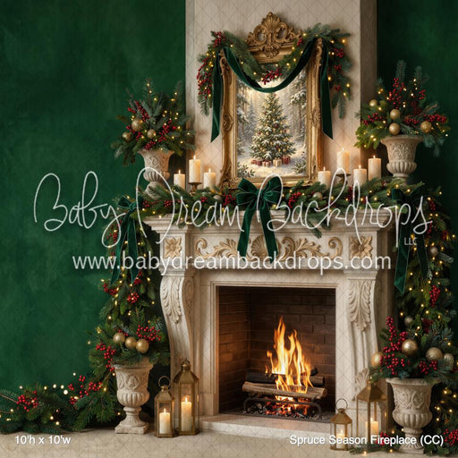 Spruce Season Fireplace (CC)