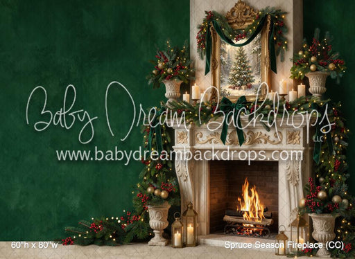 Spruce Season Fireplace (CC)