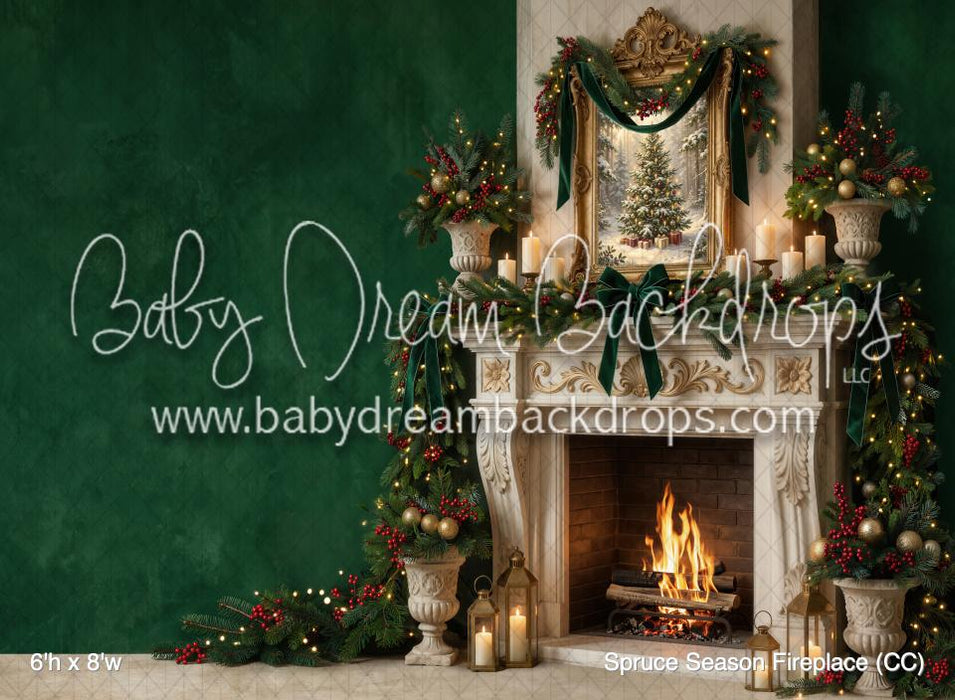 Spruce Season Fireplace (CC)