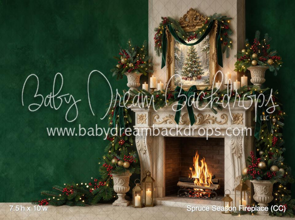 Spruce Season Fireplace (CC)