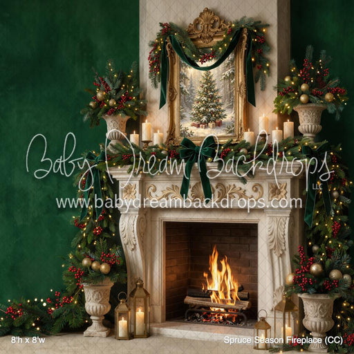 Spruce Season Fireplace (CC)