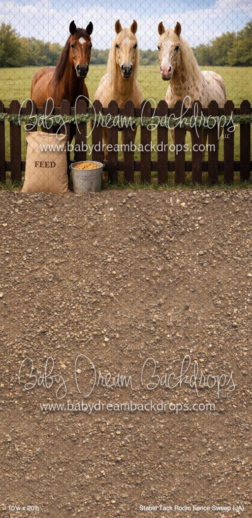 Stable Tack Room Fence Sweep (JA)