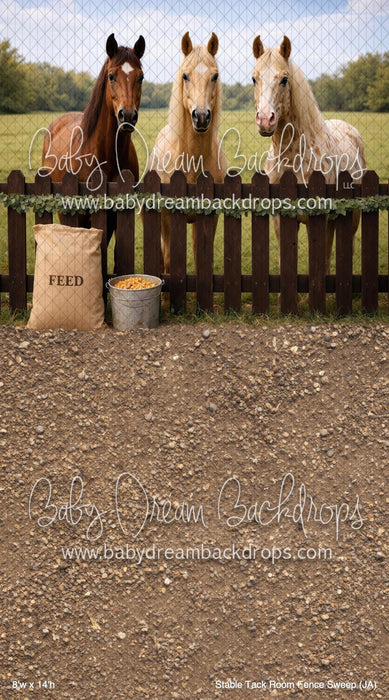 Stable Tack Room Fence Sweep (JA)