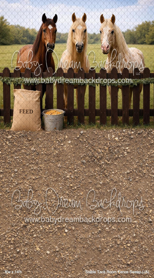 Stable Tack Room Fence Sweep (JA)