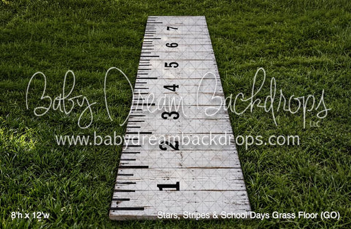 Stars, Stripes & School Days Grass Fabric Floor (GO)