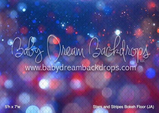 Stars and Stripes Bokeh Floor (JA)