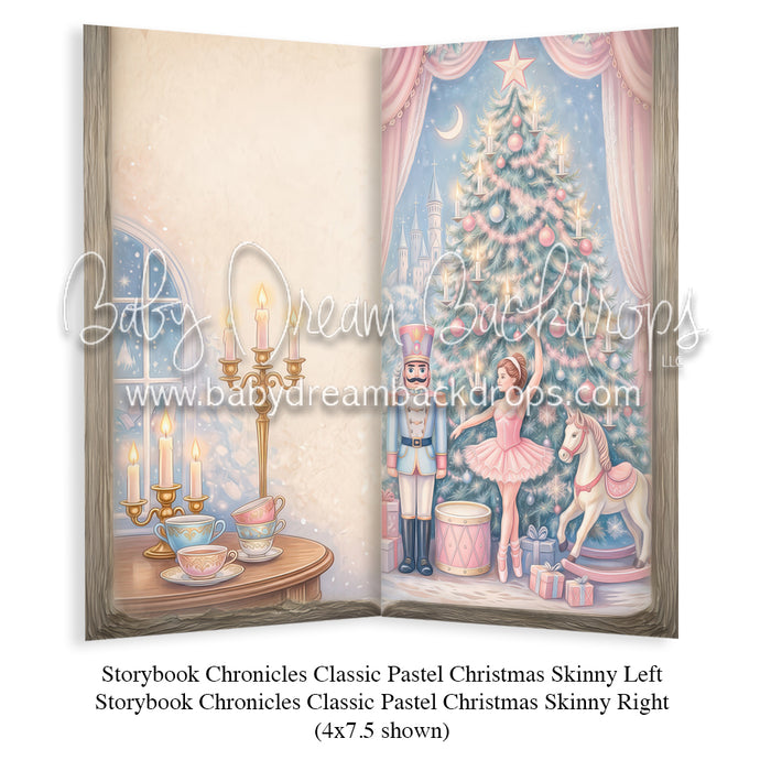 Storybook Chronicles Classic Pastel Christmas Skinny Left + Storybook Chronicles Classic Pastel Christmas Skinny Right