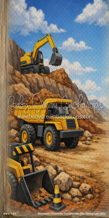 Storybook Chronicles Construction Site Skinny Left (MD)