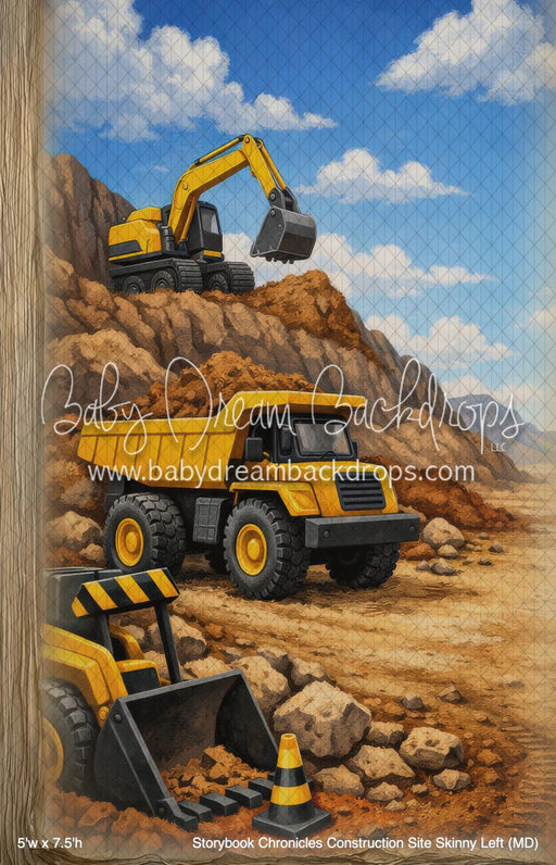 Storybook Chronicles Construction Site Skinny Left (MD)