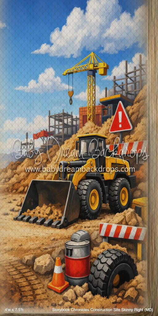 Storybook Chronicles Construction Site Skinny Right (MD)