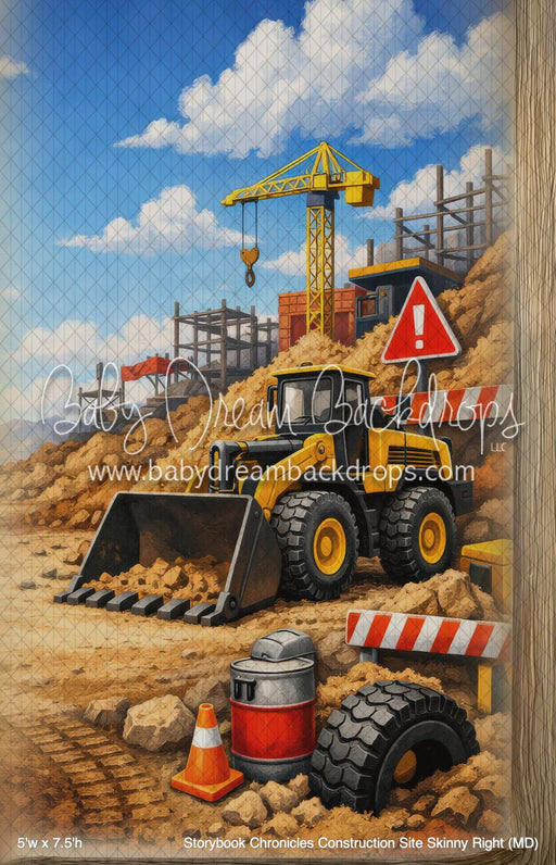 Storybook Chronicles Construction Site Skinny Right (MD)