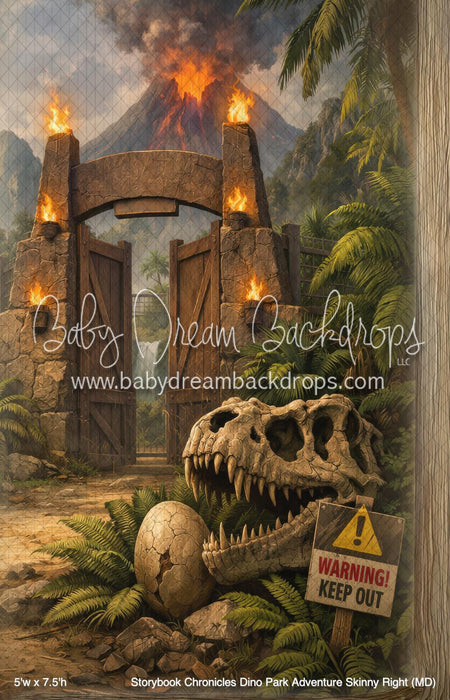 Storybook Chronicles Dino Park Adventure Skinny Right (MD)