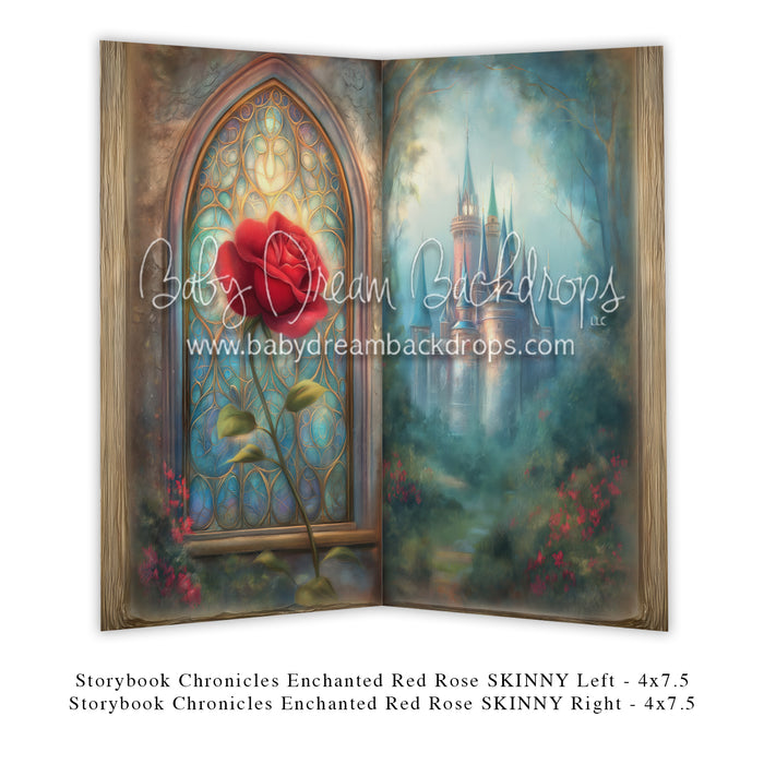 Storybook Chronicles Enchanted Red Rose SKINNY Left + Storybook Chronicles Enchanted Red Rose SKINNY Right