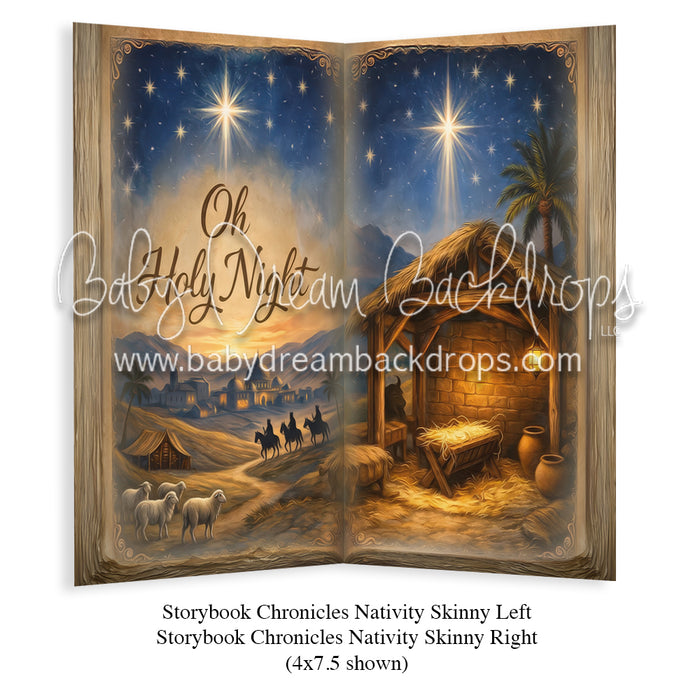 Storybook Chronicles Nativity Skinny Left + Storybook Chronicles Nativity Skinny Right