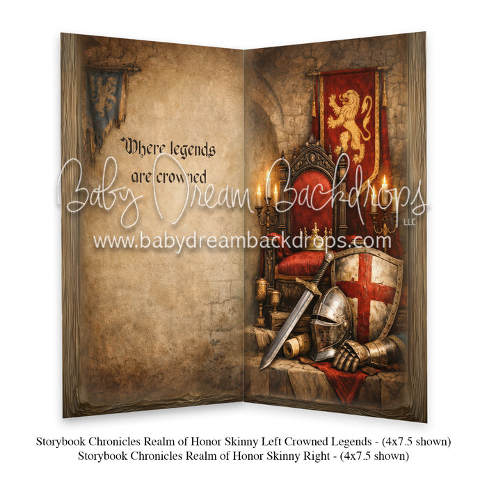Storybook Chronicles Realm of Honor Skinny Left Crowned Legends + Storybook Chronicles Realm of Honor Skinny Right