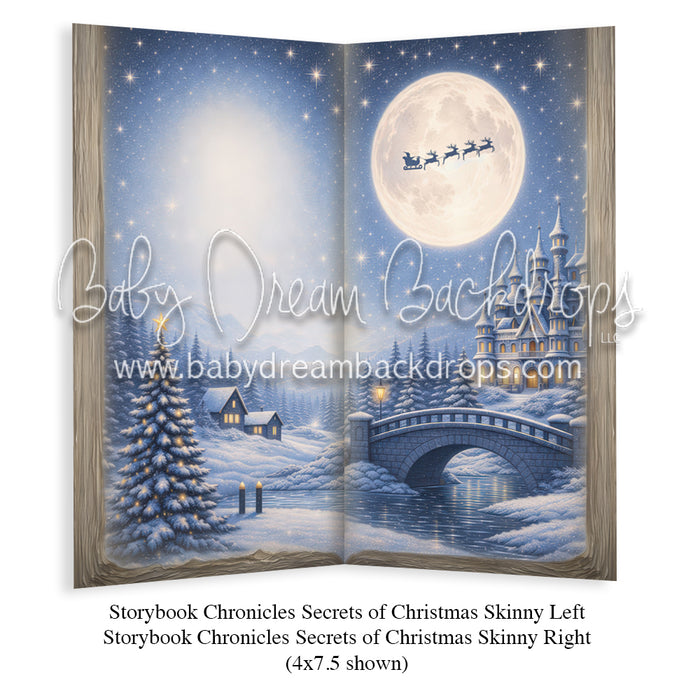 Storybook Chronicles Secrets of Christmas Skinny Left + Storybook Chronicles Secrets of Christmas Skinny Right