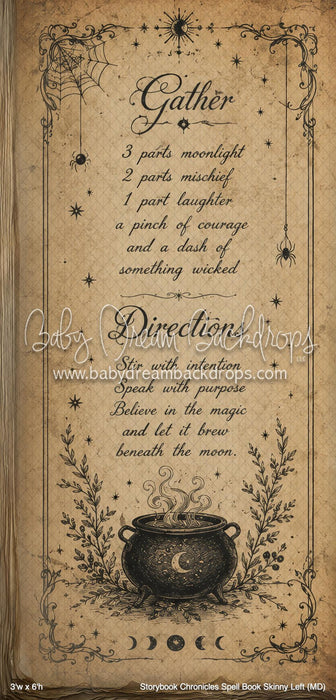 Storybook Chronicles Spell Book Skinny Left (MD)