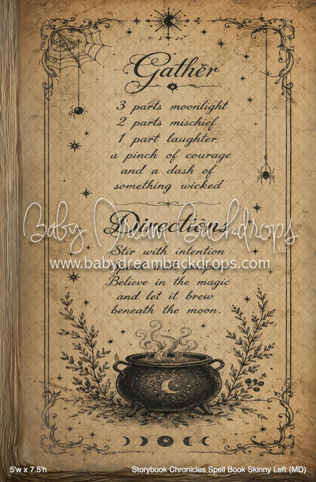 Storybook Chronicles Spell Book Skinny Left (MD)