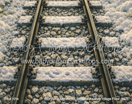 Storybook Chronicles Winter's Journey Village Fabric Floor (MD)